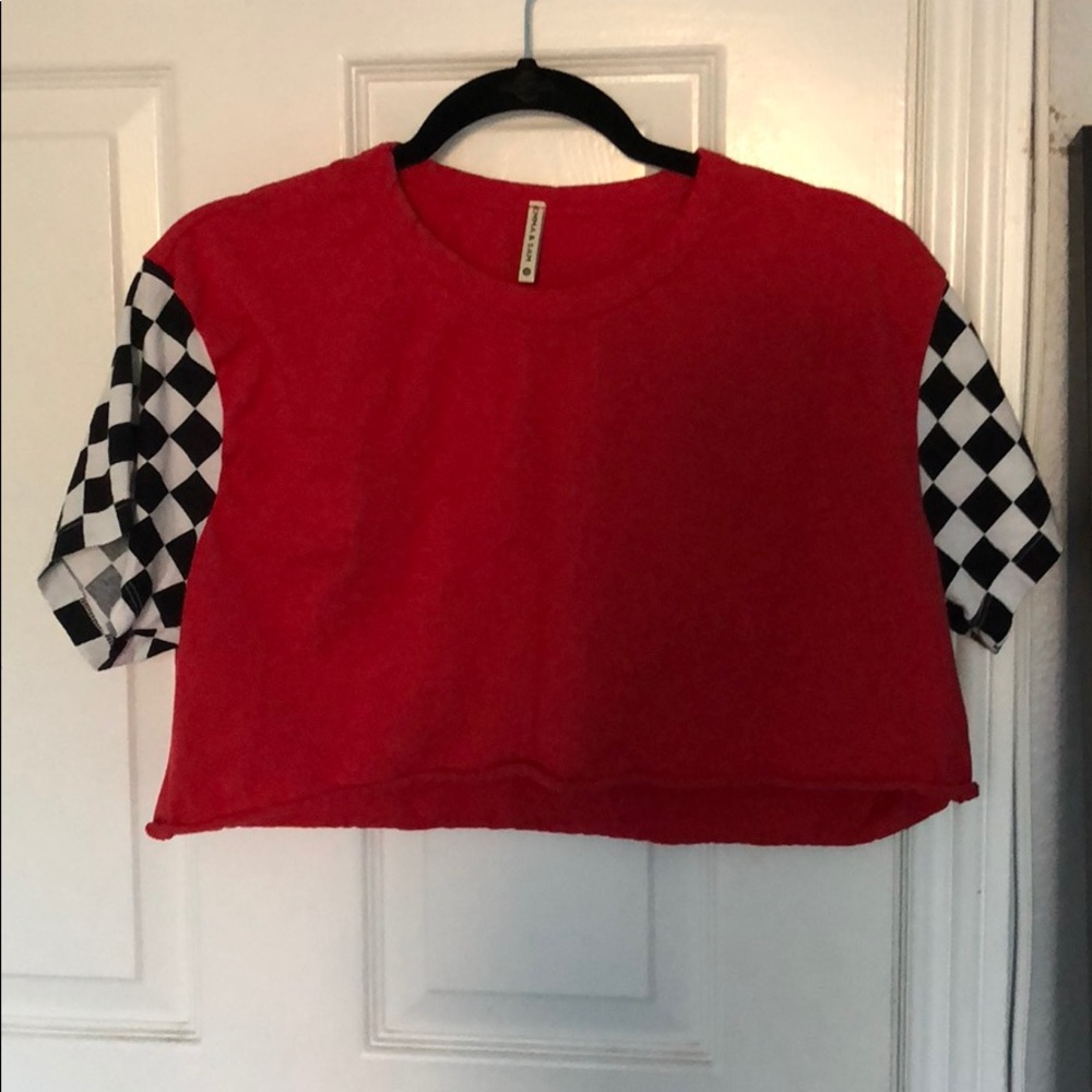 LF racer crop t shirt